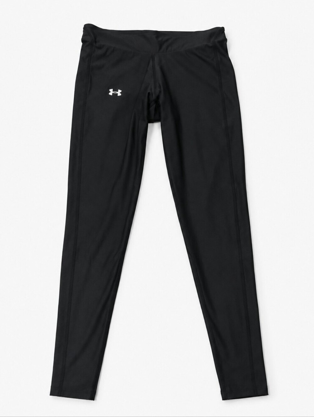 Under Armour Black Compression Leggings Small Athletic Workout Pants 13"x33" Gym
